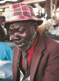 African man