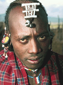 African man
